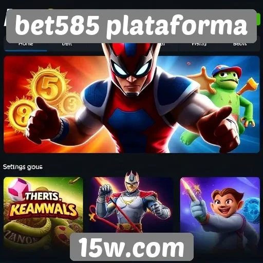 Variedade de jogos disponíveis na bet585 plataforma
